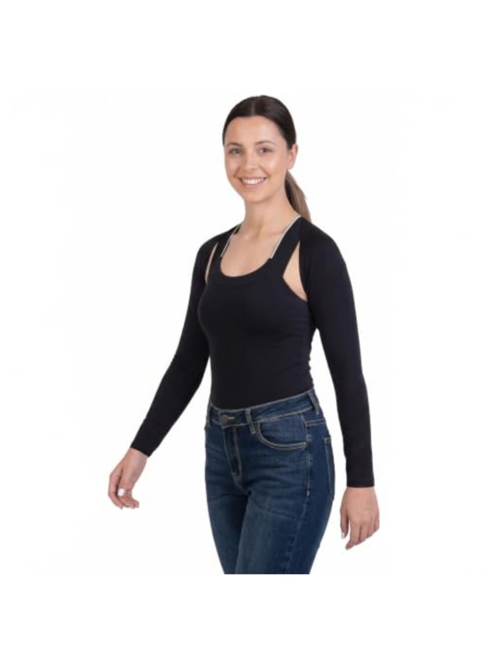 UPF 50+ Cooling Sun Shawl Arm Sleeves Women Golf UV Protection Bolero Shrug